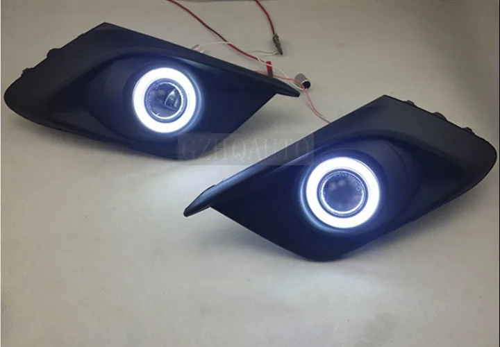 

Modified car parts daytime running lights angel eyes lights for Mazda 3 Axela fog lamp