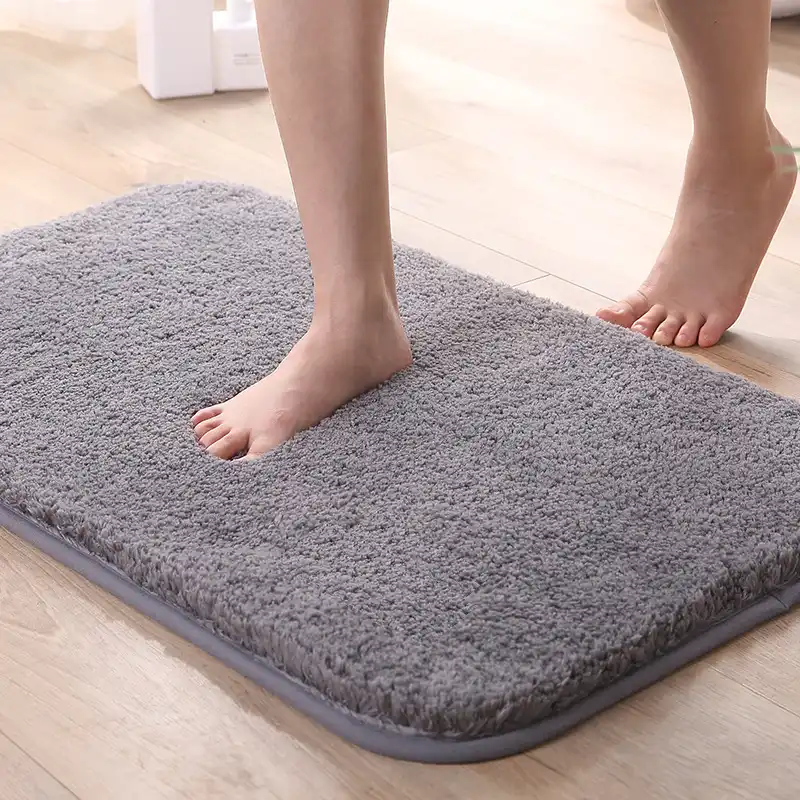 Bathroom Rugs Luxury Bath Mat Set Soft Plush Anti Slip Shower Rug Bathroom Rugs Luxury Bath Mat Set Soft