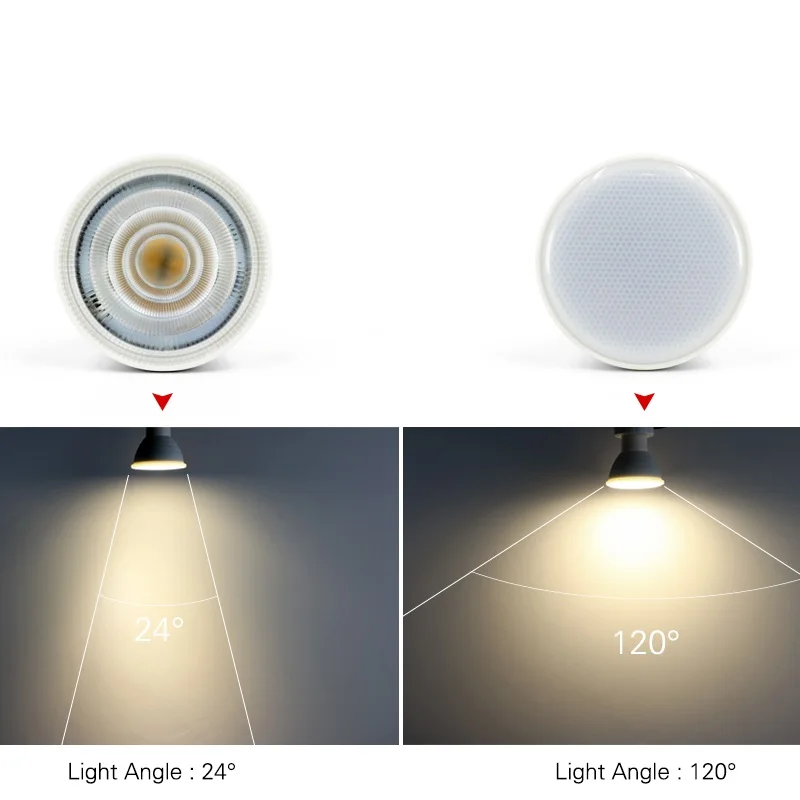 Spot Lumineux LED Encastrable avec Douille, Ampoule GU10 MR16 6W 220V