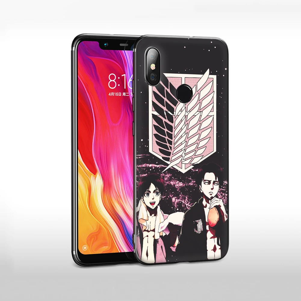 WEBBEDEPP атака на Титанов ТПУ чехол для телефона Xiaomi Mi 8 A2 Lite A1 9 SE Mix 2s Max 3 POCOPHONE F1 мягкий