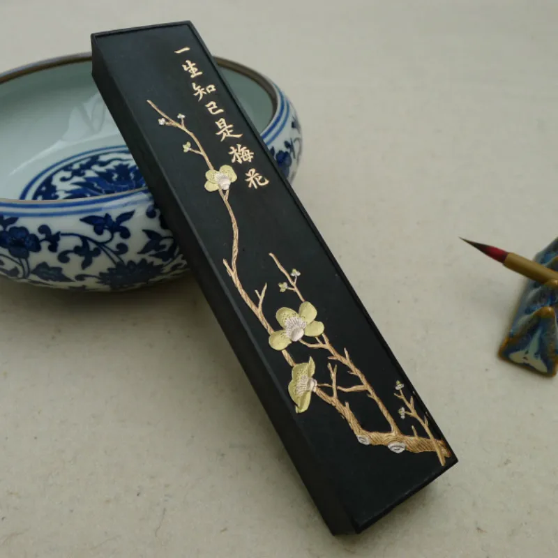 125g Chinese Calligraphy Solid Ink Sticks Artist Painting Watercolor and Fabric Paint Ink Block Chinese Painting Ink Stick Stone mineral 12 color ink stick set chinese painting calligraphy ink stone watercolor painting stone dragons pattern ink grinding set