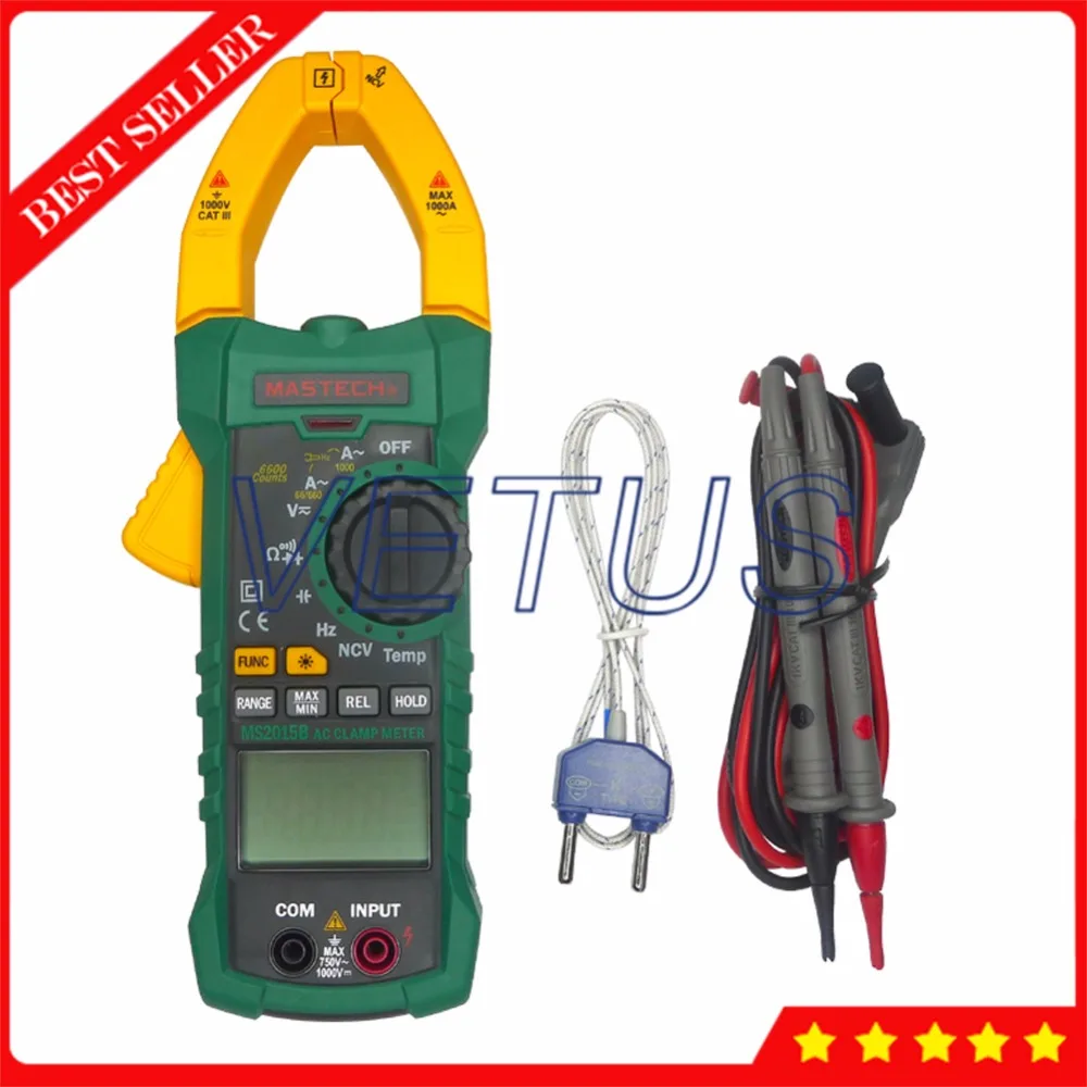 Mastech MS2015B Digital Clamp Meter Price with Resistance Capacitance