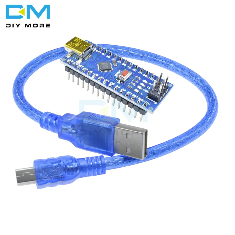 Promo LDI Nano V3.0 3.0 Mini USB Driver ATmega328 ATmega328P 5V 16M Micro Controller Board CH340 For Arduino Usb Cable Replace FT232RL ISP 