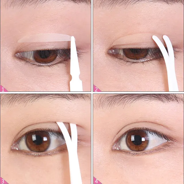 3 Pcs Women Invisible Double Eyelid Tape Transparent Self adhesive