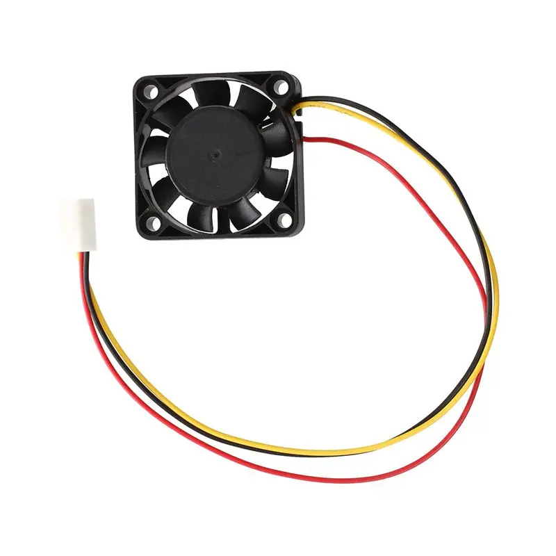 2 Pcs 3 Pin 40mm Square PC Computer Cooling Fan DC 12V Black for video card Mini Cooling Fan radiator For