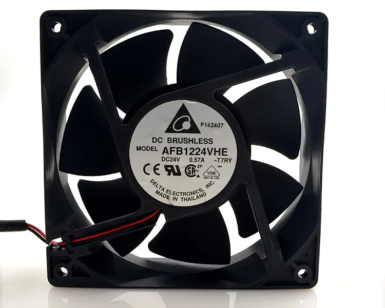 New original AFB1224VHE 24V 0.57A 12cm 12038 2 wire inverter cooling