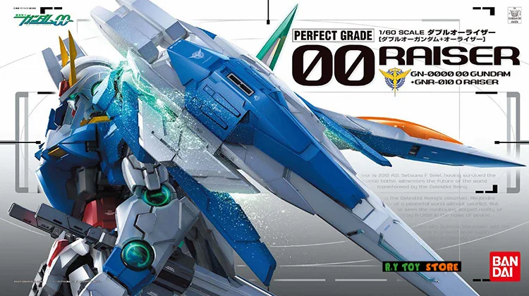 Bandai PG 1/60 Gundam идеальный класс 00 сборщик мобильного костюма наборы моделей
