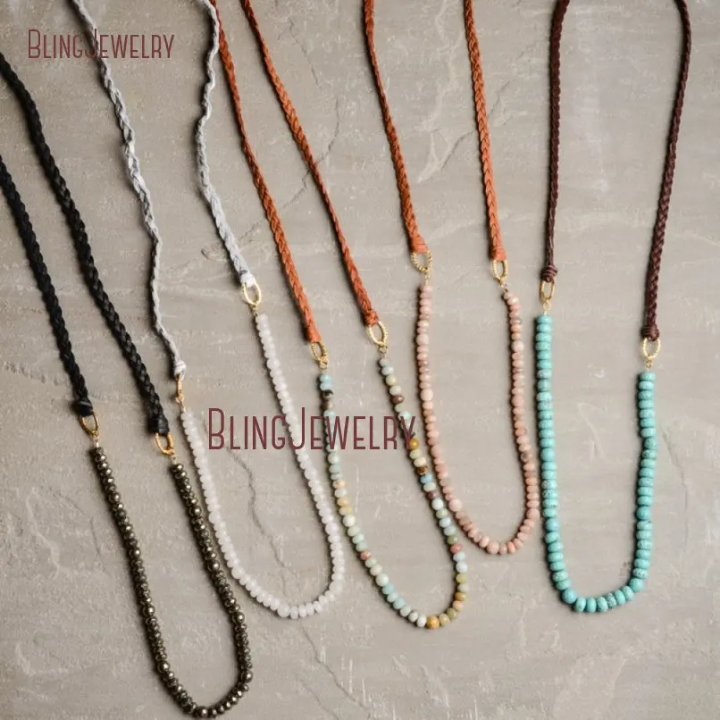 20190304-NM23880- Necklace Braided Leather