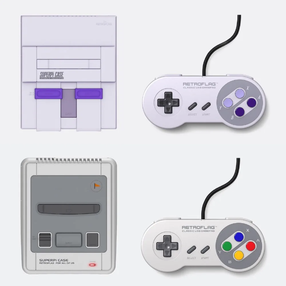 

n Stock! Original Retroflag SUPERPi CASE-J NESPi Case with Optional Game Controller for Raspberry Pi 3B Plus (3B+)/3B