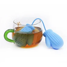 Перчатки на Рождество ситечко для чая Infusers силиконовый рассыпной чай фильтр диффузор чайные инструменты MA890716