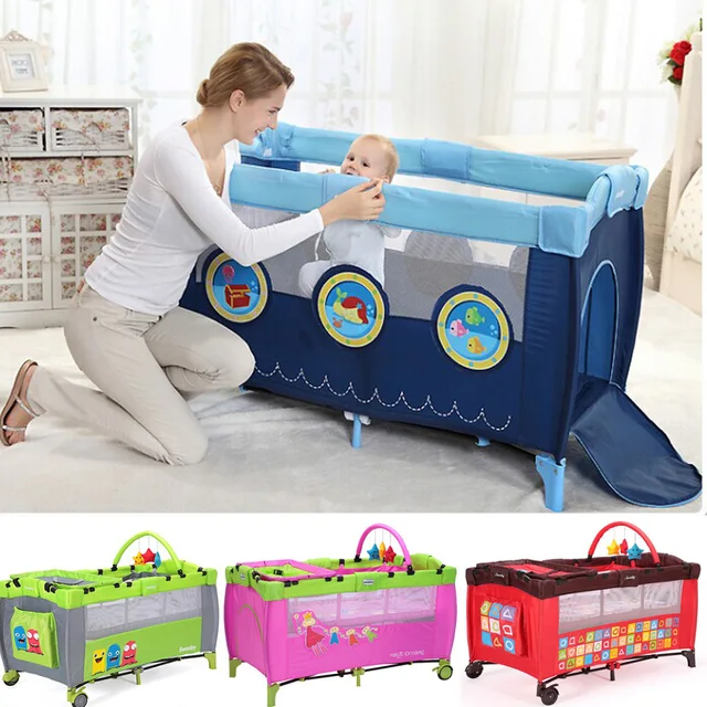 Buy Fashion portable baby bed crib baby bed multifunctional,hipseat travel