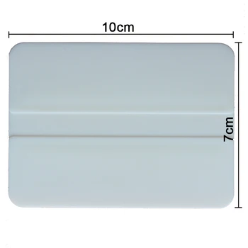 

EHDIS 1PCS Pro Window Tint Tool 4 inch White Hard Card Squeegee Car Sticker Installing Air Bubble Removing Leveling Tool A45