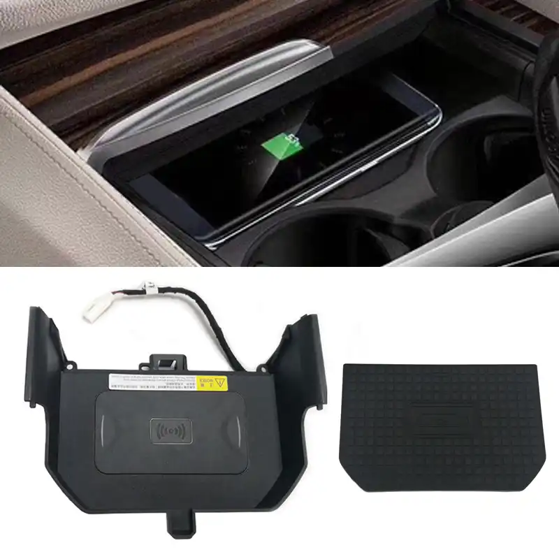 QI car wireless fast charger for BMW f10 f11 f30 f32 center console
