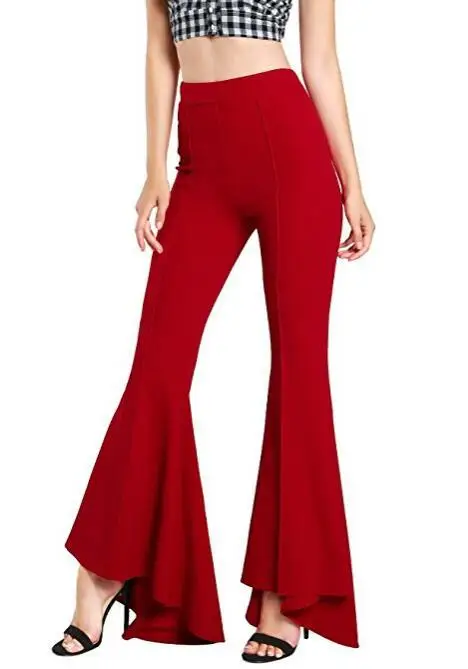 

women flare pant gothic clothing harajuku pants love fashion womens trousers plus size casual harajuku XXL streetwear