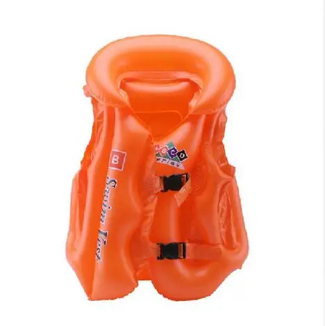 IEndyCn, Детские Безопасные жилеты для купания, детский жилет для купания, надувной жилет для плавания, my602 - Цвет: orange M