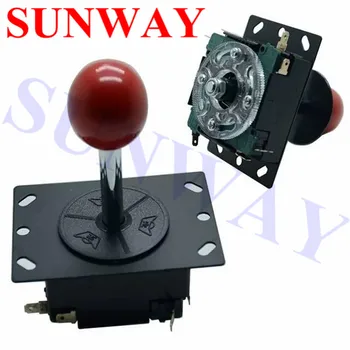 

Free shipping Arcade game metal joystick DIY Joystick Red Ball with microswitch 4/8 Way Joystick Fighting Stick for Game Arcade