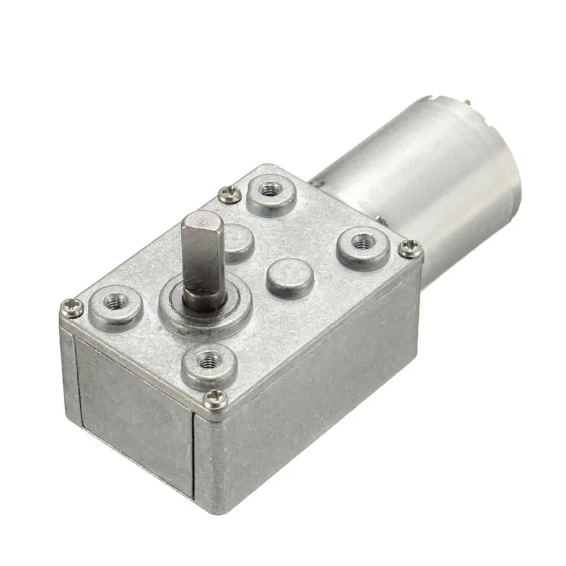 

DC 12V 5RPM DC Motor Reversible High Torque Worm Geared Motor JSX1650-370 Reduction Motor New Arrival