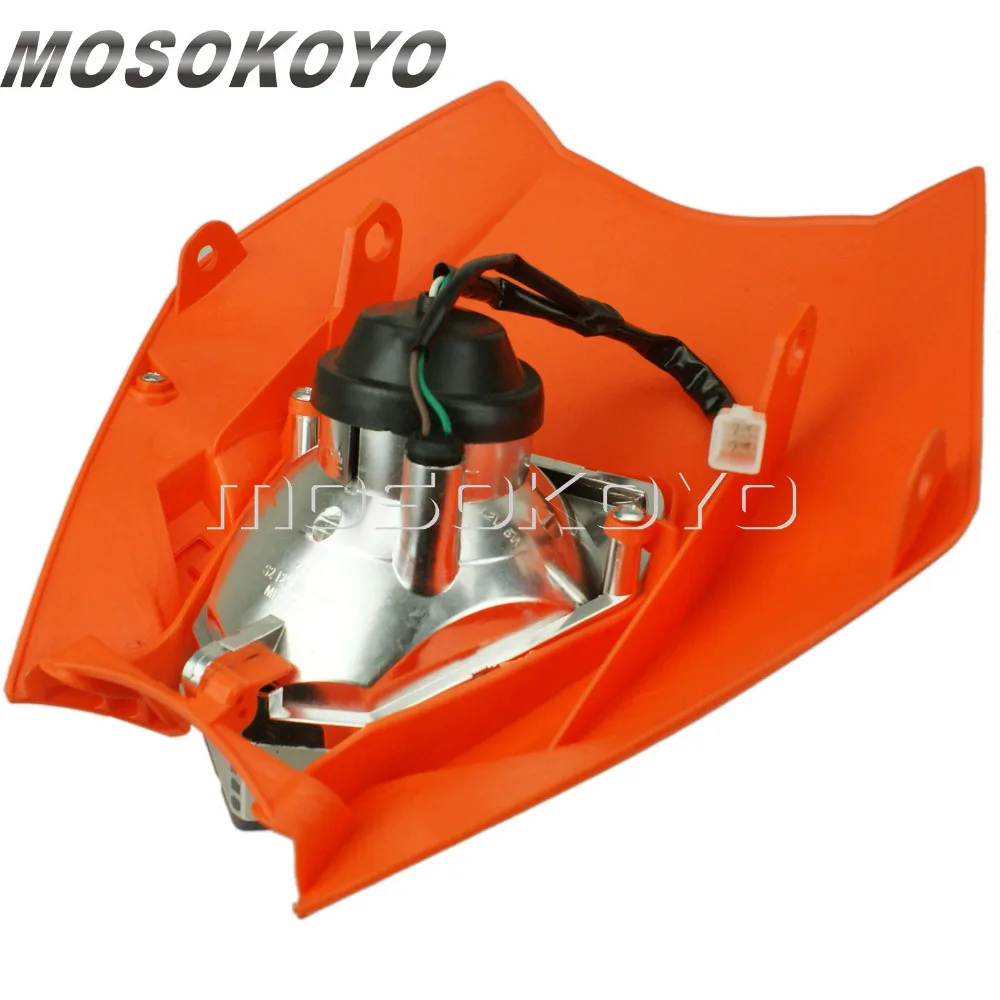 Оранжевый Байк мотокросс эндуро MX передняя фара для KTM 450 SX-F 250 SX 200 EXC XC-W XC-F 65 85 125 150 350