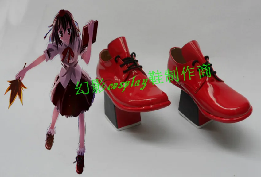 

Красные туфли для косплея на Хэллоуин, Ая Syameimaru, проект Touhou, H016