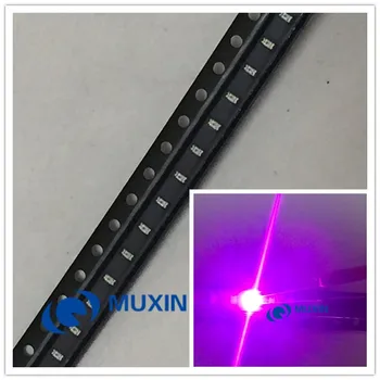 

500pcs 0603 (1608) Purple UV LED Chip 20mA Surface Mount SMD Diode Ultraviolet 395nm - 400nm SMD LED Light Emitting Diode Lamp