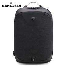 Luxury Coded Lock Backpack for Travelling Business Men's USB Charge Port Backpack Anti Theft Women Backpack Waterproof Y1593