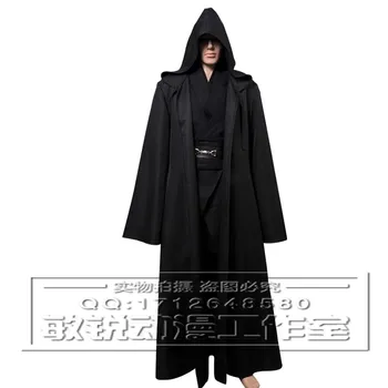 

2016 Star Wars Anakin Skywalker Movie Halloween Cosplay Costume Outfit Black Cloak Full Set
