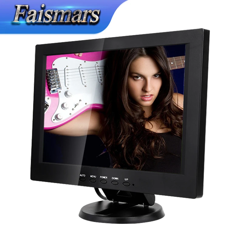 low cost 12 plastic frame lcd led monitor 1280800 display panel 12.1 inch IPS with VGA input (4)