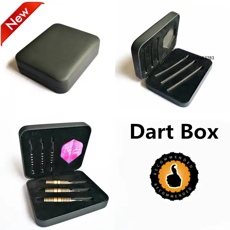 1pc plastic dart box case with locks portable darts accessory 5 colors BENIUS