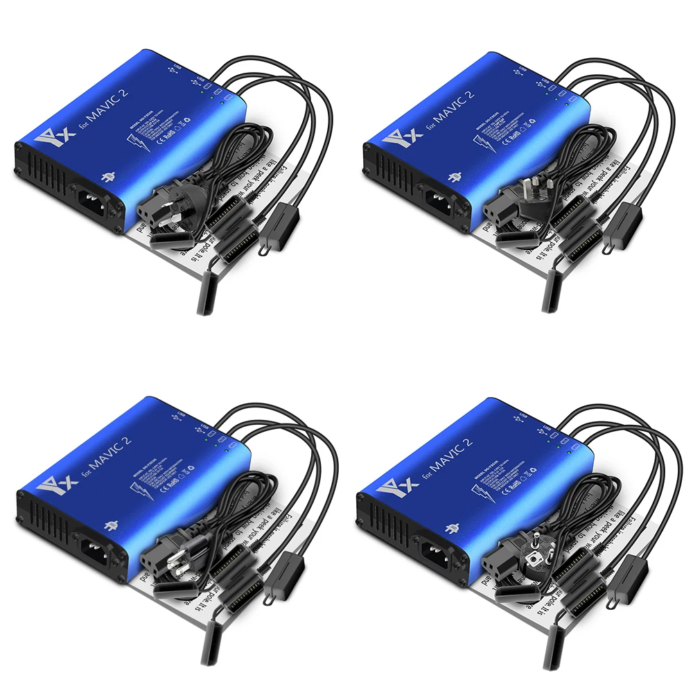 

5 in1 Battery Balance Charger Hub for DJI Mavic 2 Pro Fast Smart Battery Charger Multi Charging EI