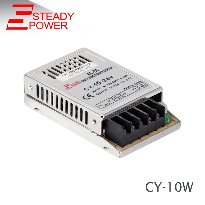 

CY-10W slim smps 10w transformer 12v 0.8a / 24V 0.4A/ 5V 2A ac dc regulated ultra-thin switching power supply