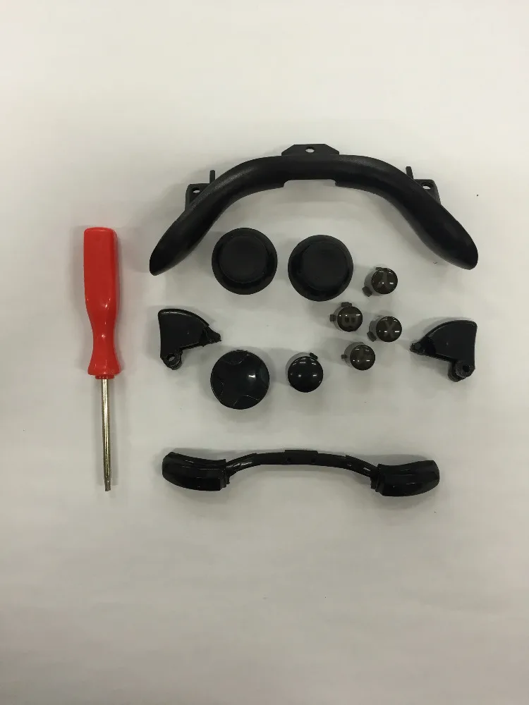 Сменный Thumbstick D pad кнопка включения бампера нижней обшивки ABXY для контроллера