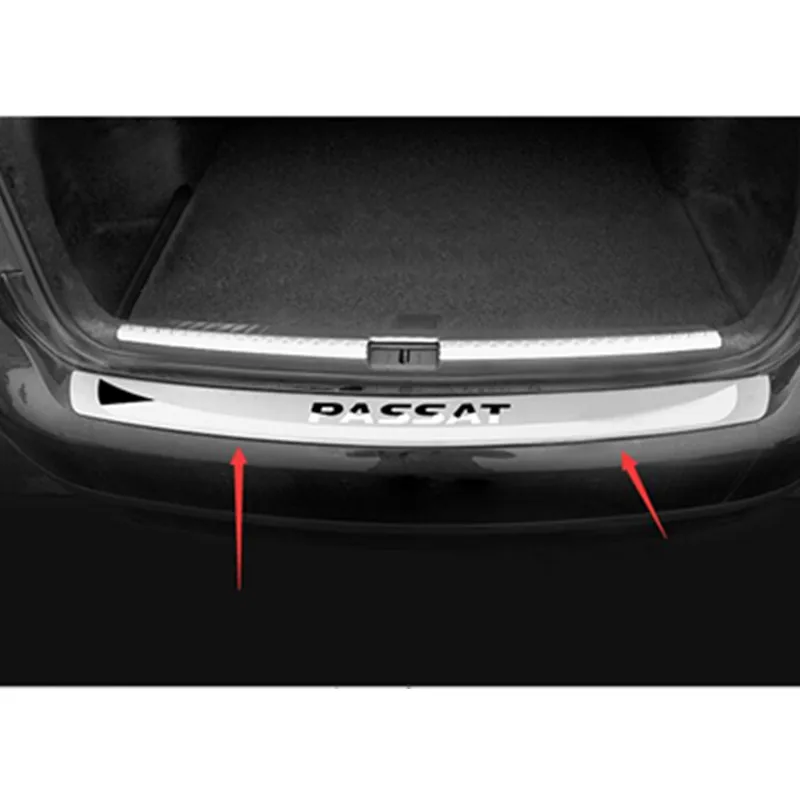 Высокое качество нержавеющей стали заднего бампера протектор порога для 2011- Volkswagen Passat B7(98 см