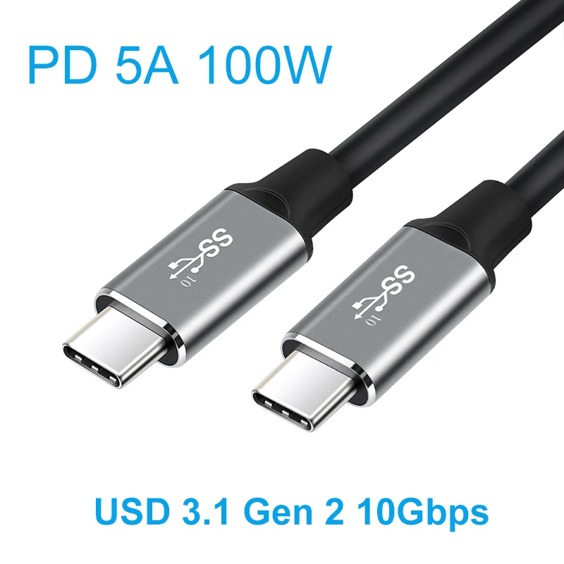 Кабель USB Type C на 3 1 Gen2 20 в 5A PD 10 Гбит/с 4K60 Thunderbolt для Ipad pro/Nintendo Switch|Переходники и