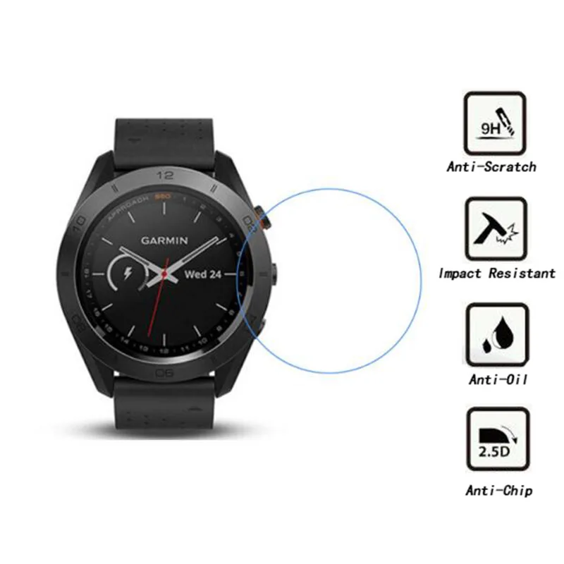 Закаленное стекло для защиты экрана Garmin Vivomove HR защитная пленка Взрывозащищенная прозрачная для Garmin Approach S60/vivosport