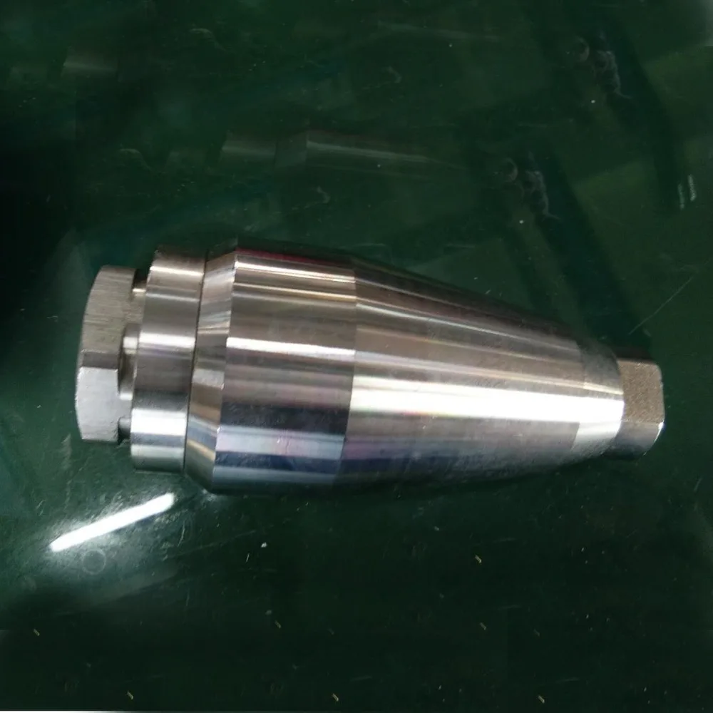 

Ultra high pressure washer 700bar600bar500bar rotary nozzle lotus nozzle water gun head self rotate nozzle Rotary root carving
