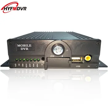 Bus dvr 4 channel vehicle video recorder ntscpal standard monitoring equipment mobile dvr host