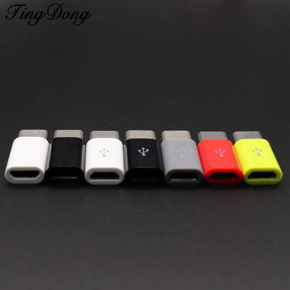 Адаптер USB C к Micro кабель конвертер Type адаптер для Macbook Samsung s8 Huawei p10 p9 OTG