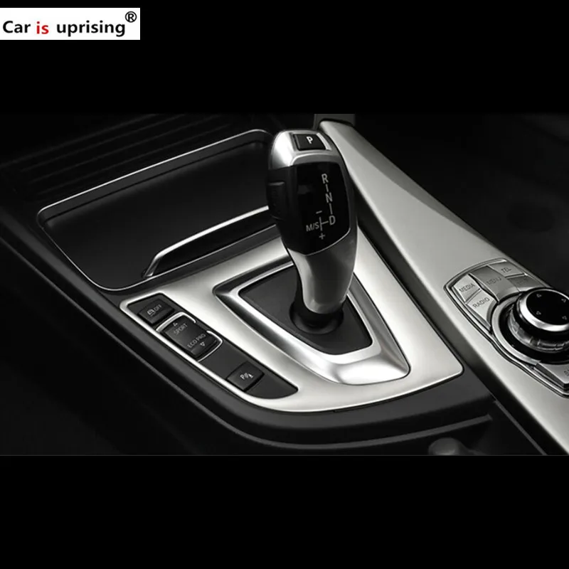 

For BMW F30 F31 F34 F32 F33 F36 3 4 Series GT Matte Interior Accessories Gear trim Center Console Car Sticker