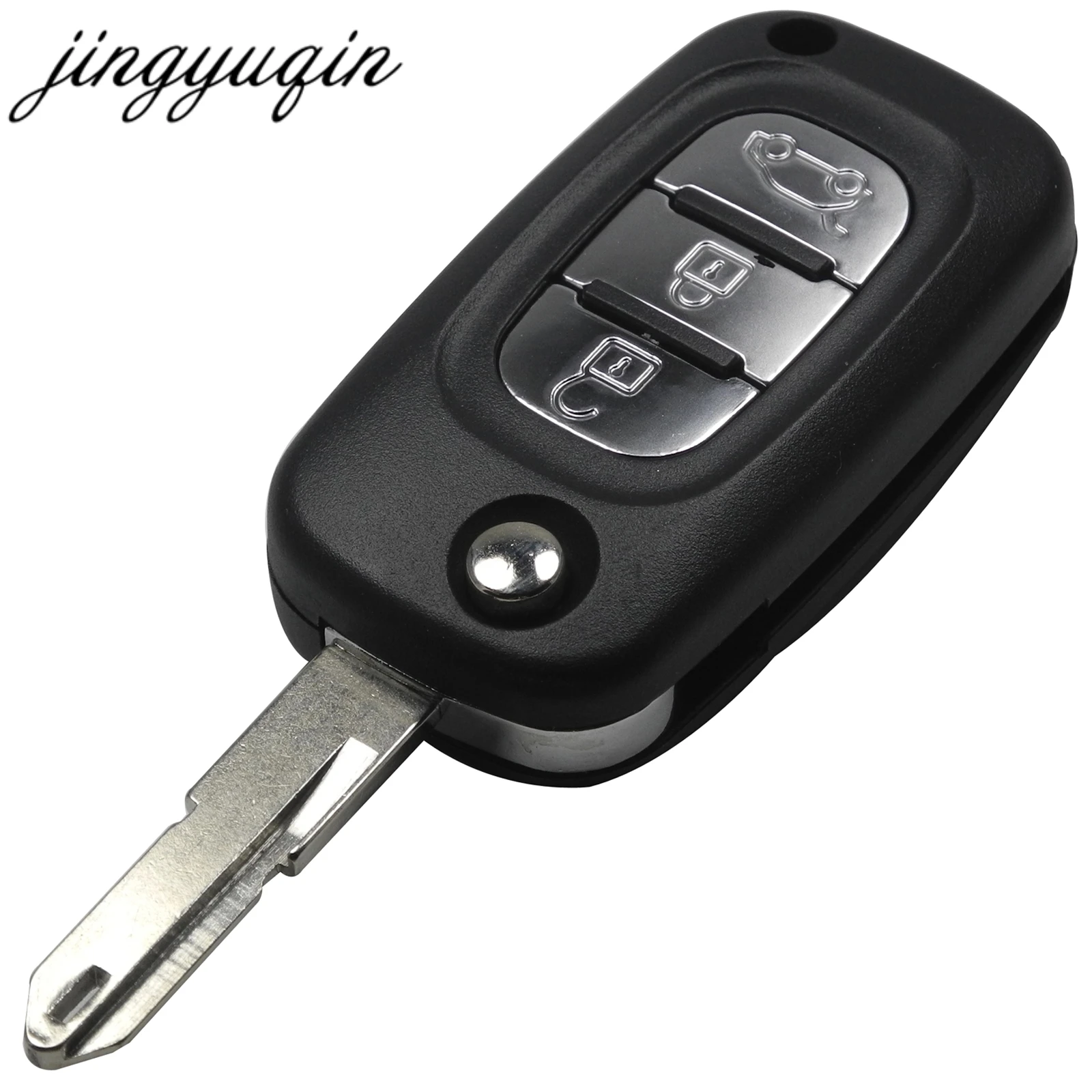 Чехол jingyuqin для Renault Logan Clio Vivaro Master Trafic Kangoo Megane laguna 3 кнопки|Ключ от авто| |