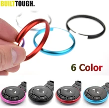 Anel de substituição fob surround para 08-up mini cooper jcw r55 r56 r57 r58 r59 r60 chaveiro chave inteligente fob anel quadro caso alumínio
