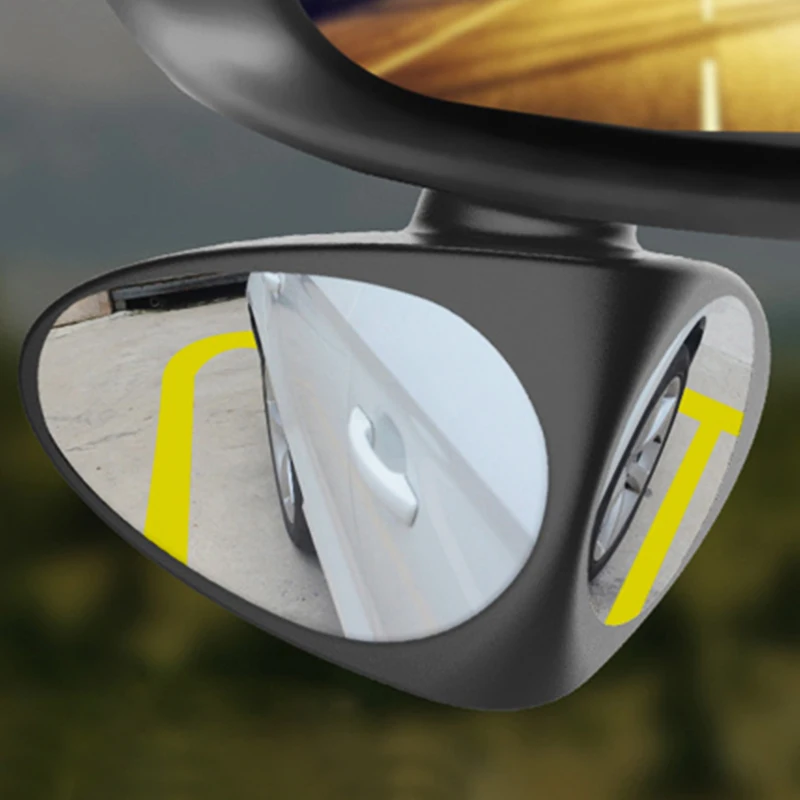 

2 in 1 Car Blind Spot Mirror Wide Angle Mirror 360 Rotation Adjustable Convex Rear View Mirror View front wheel Auto Car mirror