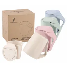 Пшеничная соломенная молочная творческая чашка для чая пара чайная чашка зеленая чашка для полоскания горла пшеницы