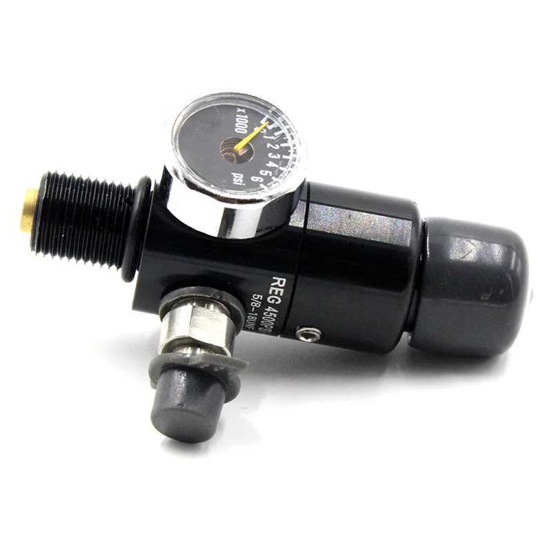 Регулятор Пейнтбольного бака QUPB 4500PSI 5/8 18UNF черный REG002|paintball tank regulator|tank regulatorpaintball |