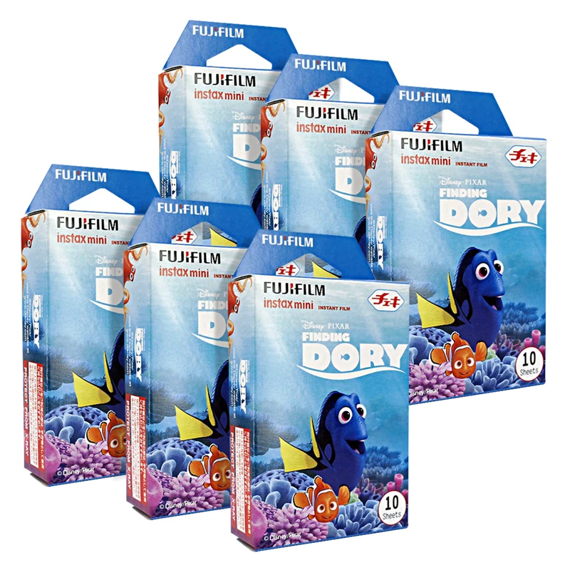Fujifilm Instax Mini Finding Dory TW мгновенная 60 пленка для Fuji 7s 8 25 50s 70 90 и SP-1 2 принтера |