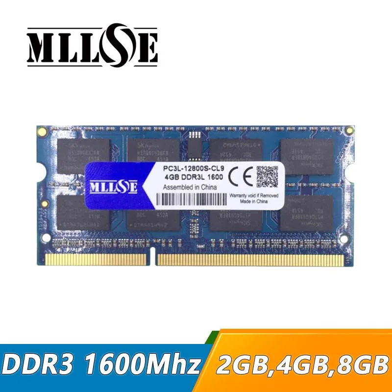 Оперативная память MLLSE для ноутбука 2 ГБ 4 8 16 DDR3 1600 МГц оперативная Память so dimm 2g 4g 8g