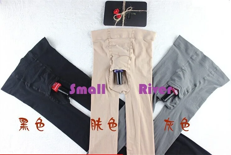 New arrival High-end Plus size 80D sexy Men pantyhose Male Super Elastic soft Socks & Hosiery Mens Pants access open Tight -