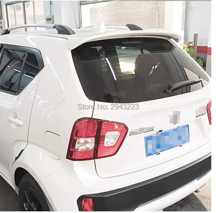 

For SUZUKI Ignis Spoiler 2016 2017 2018 ABS Plastic Unpainted Primer Color Rear Trunk Boot Wing Spoiler Car Styling