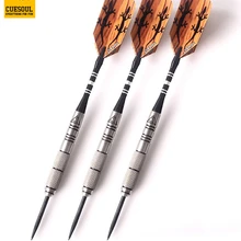 Youe shone 90% Вольфрамовая сталь 3 шт./1 комплект никелированный стальной наконечник 24 грамма Дартс с Красный алюминий Дартс