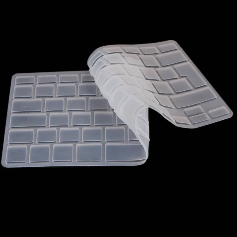 100 шт. Испанский Великобритания/ЕС Силиконовые Мягкая клавиатура кожного покрова для MacBook Pro/Retina Air 1" 1" 17" дюймов(Европейский клавиатура - Цвет: Прозрачный