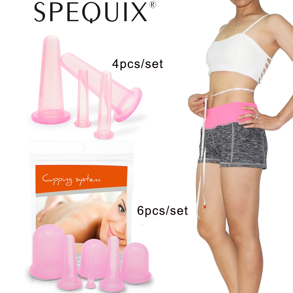 Health Care Silicone Vacuum Cupping Cups Neck Back Relax Full Body